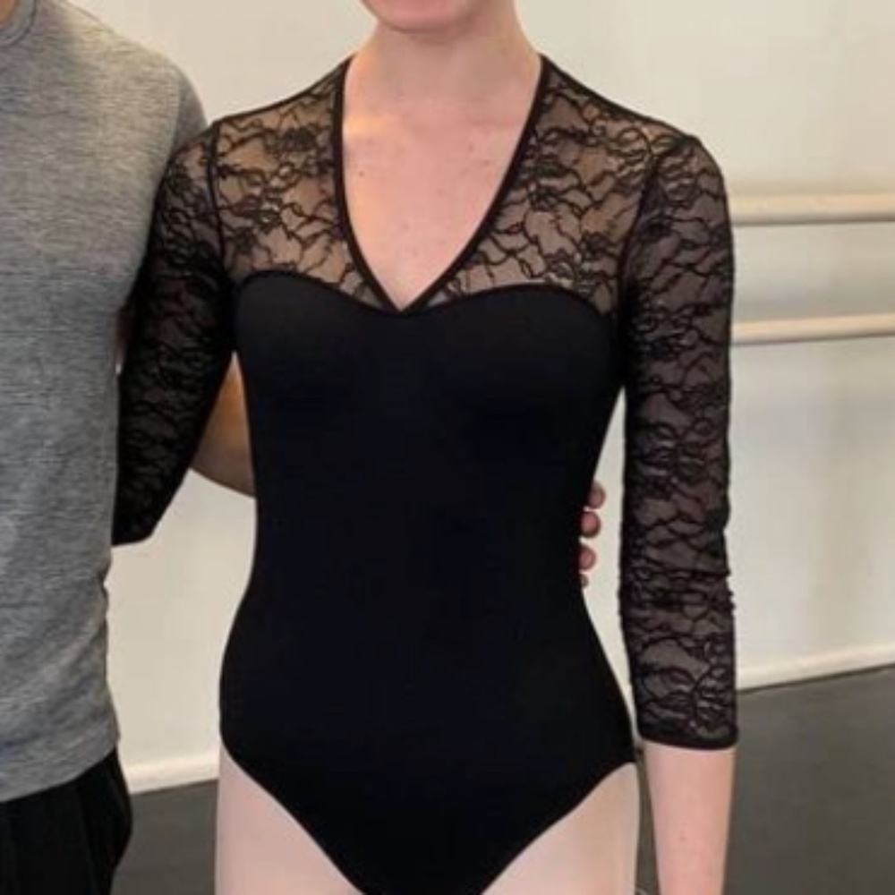 Bloch dance lace leotard